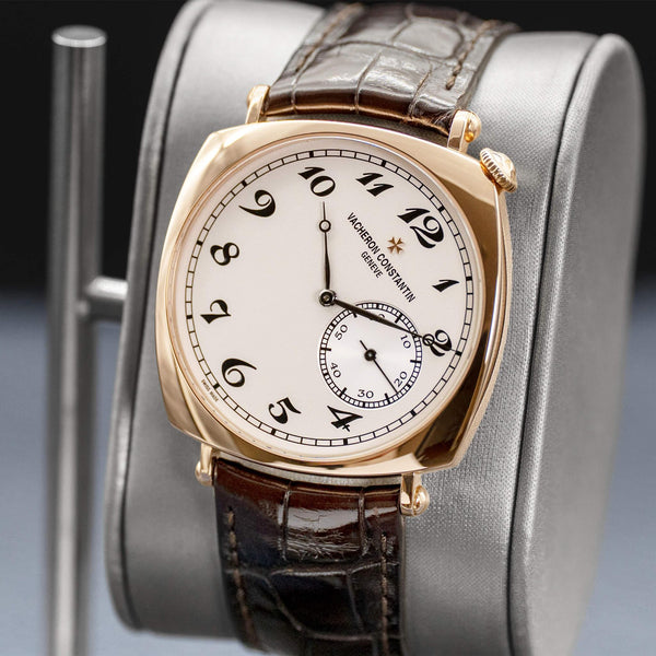 Close-up opposing view of Vacheron Constantin Historiques American 1921 Silver Dial 2019