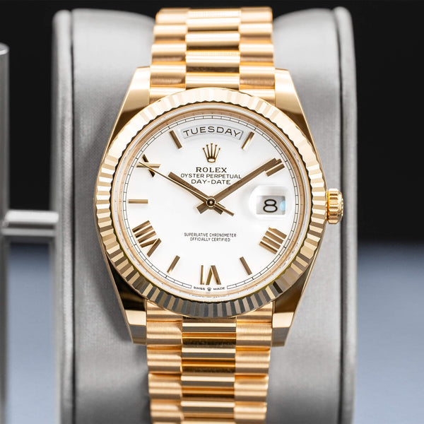 Rolex Day-Date 228238 White Dial 40mm 2025 Box & Papers
