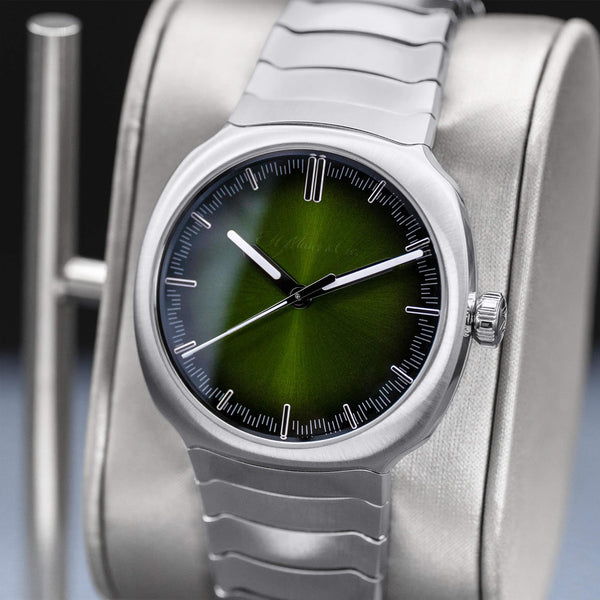 H.Moser & Cie Streamliner Matrix Green 6201-1200 40mm 2024 NEW Box & Papers