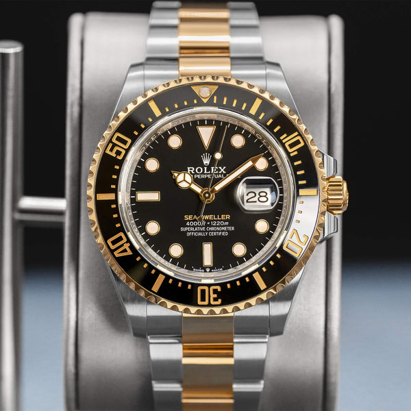 Central view of Rolex Sea-Dweller Two Tone 126603
