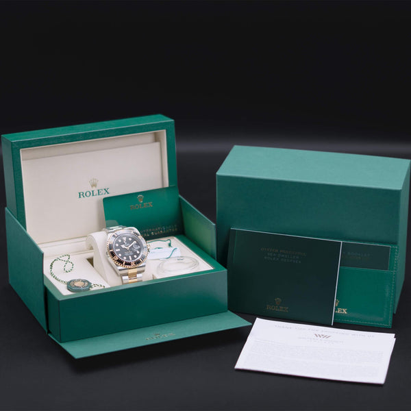 Rolex Sea-Dweller Two Tone 126603 with box and papers
