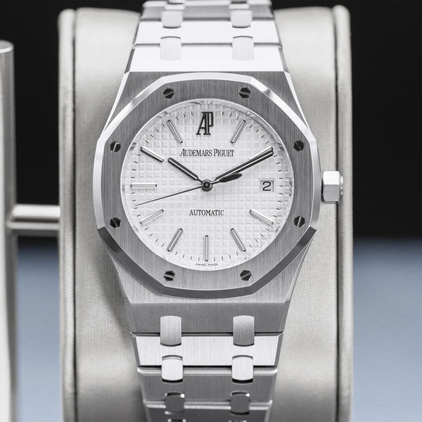Audemars Piguet Royal Oak 15300ST White Dial 39mm Box & Papers