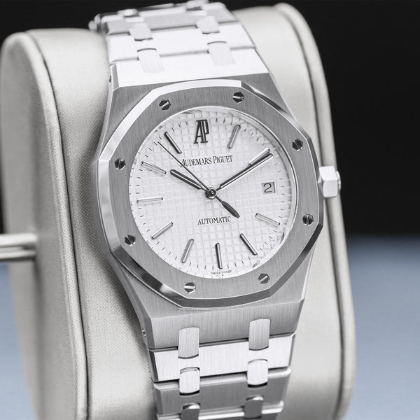 Audemars Piguet Royal Oak 15300ST White Dial 39mm Box & Papers