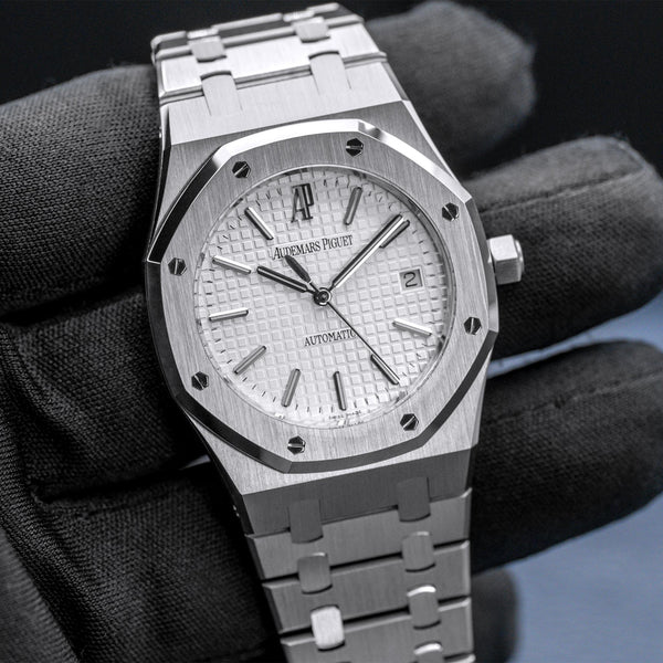 Audemars Piguet Royal Oak 15300ST White Dial 39mm Box & Papers