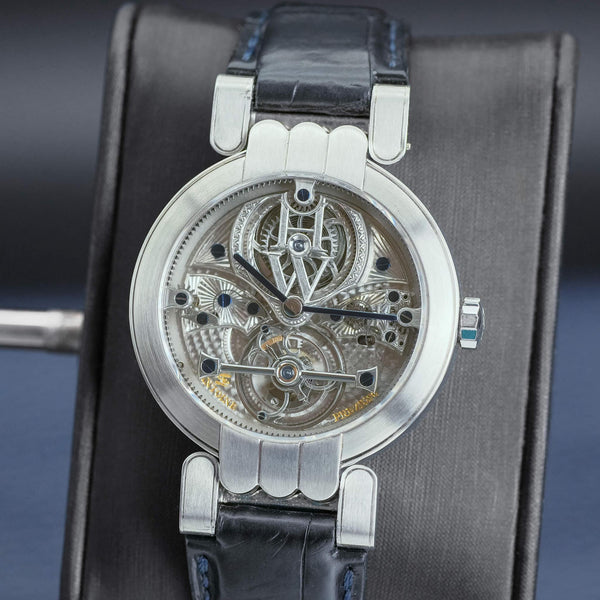 Harry Winston Opus 2 Platinum Tourbillon 38mm 2011 Box & Papers