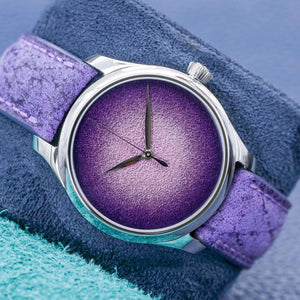 H. Moser & Cie Centre Seconds Purple Enamel 1201-1200 2025 Box & Papers