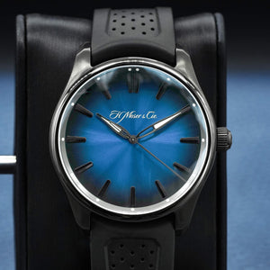 H. Moser & Cie Pioneer Centre Seconds 3200-1205 Funky Blue Fume Dial 43mm 2021 B