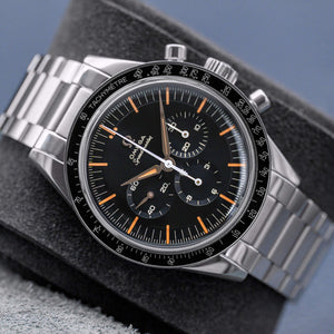 Front view of Omega Speedmaster FOiS 39.7mm 2025
