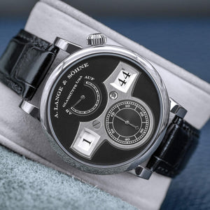 A. Lange & Sohne Zeitwerk 140.029 White Gold 41.9mm 2017 Box & Papers