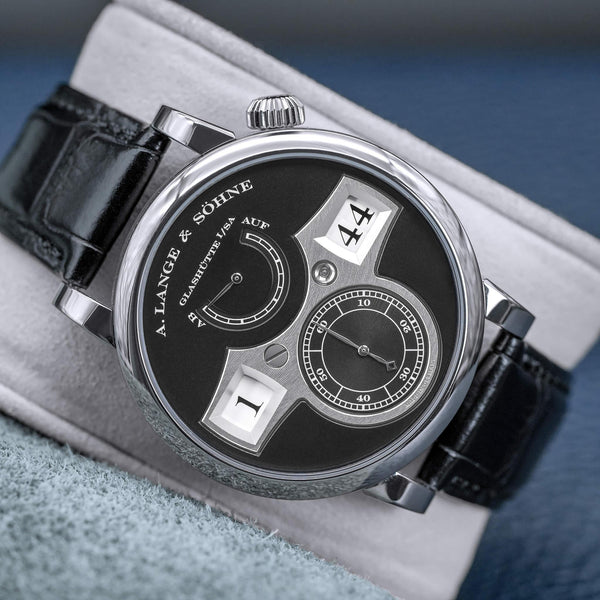 A. Lange & Sohne Zeitwerk 140.029 White Gold 41.9mm Box & Papers