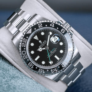 Front view of Rolex GMT-Master II 40mm 2019 