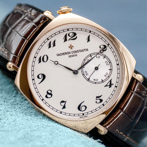 Front view of Vacheron Constantin Historiques American 1921 Silver Dial