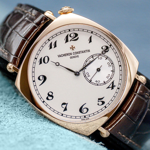 Front view of Vacheron Constantin Historiques American 1921 Silver Dial