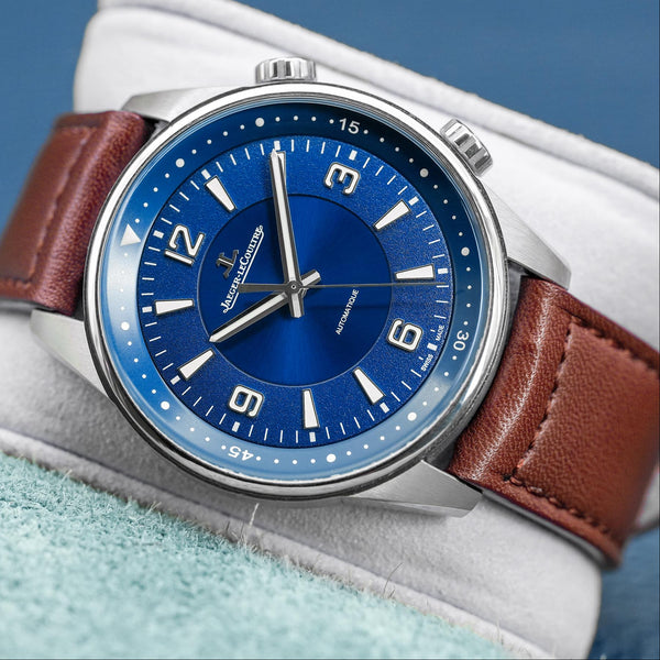 Front view of Jaeger-LeCoultre Polaris Q9008480 Blue Dial