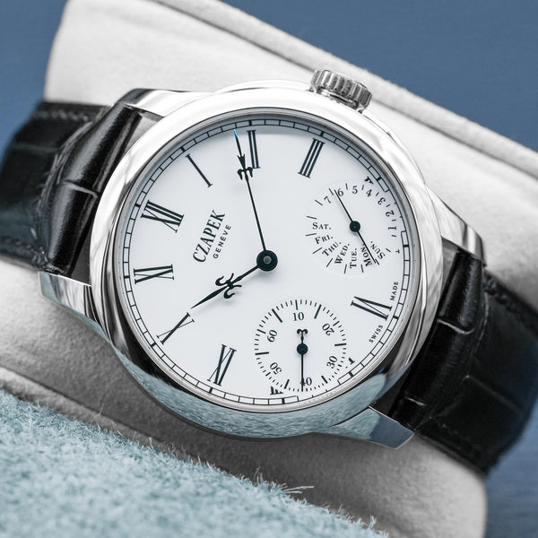 Czapek Quai des Bergues No.25 QDB25 White Dial 42.5mm 2018 Box & Papers