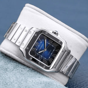 Cartier Santos Dumont WSSA0063 Blue Dial 41.9mm 2026 Box & Papers