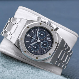 Audemars Piguet Royal Oak "Kasparov" 25860ST Blue Dial 39mm 2004 Box & Papers