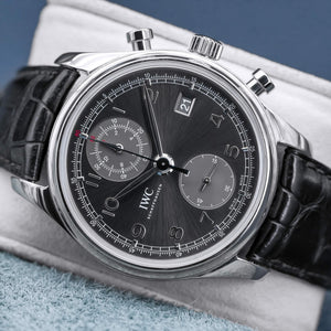 IWC Portugieser Chronograph IW390404 Grey Dial 42mm - Factory Serviced June 2026