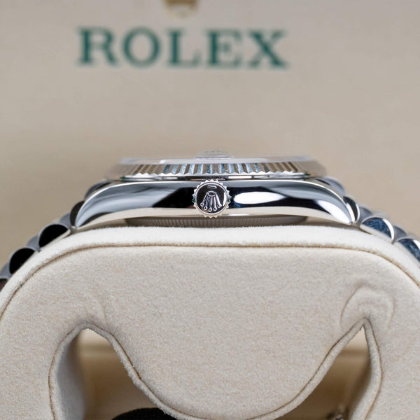 Rolex Datejust 126234 Blue Dial Fluted 36mm Box & Papers