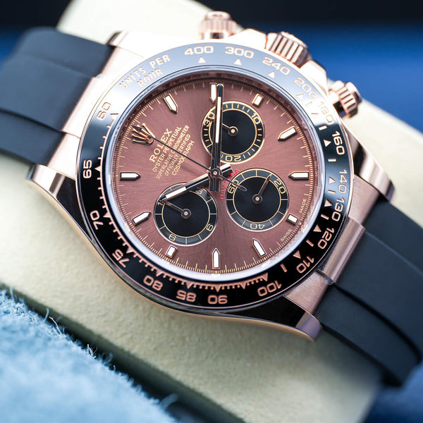 Rolex Daytona 126515LN Rose Gold Chocolate Dial 40mm Box & Papers