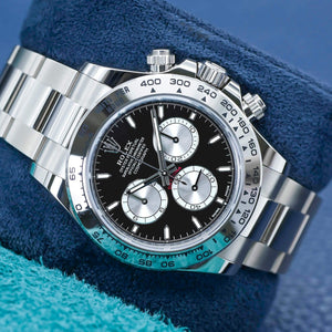 Rolex Daytona “Baby LeMans” 126509 White Gold Black Dial 40mm Box & Papers