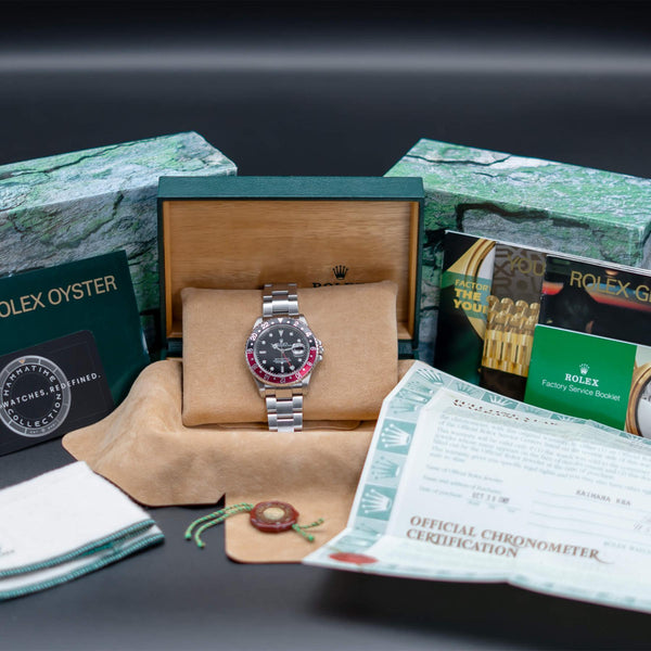 Rolex GMT Master II “Coke” 16710 Box & Papers