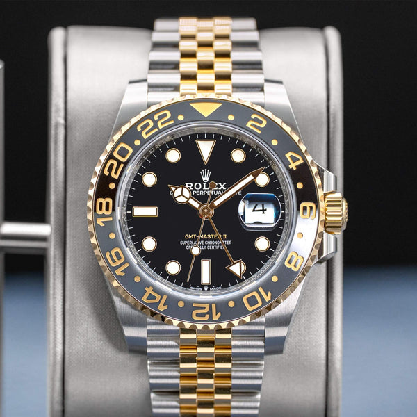 Rolex GMT Master II “Zombie” 126713GRNR Two Tone 40mm Box & Papers