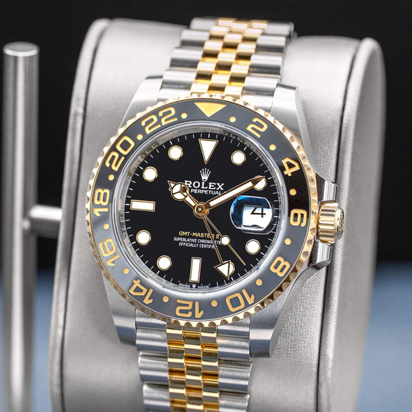 Rolex GMT Master II “Zombie” 126713GRNR Two Tone 40mm Box & Papers