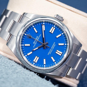 Rolex Oyster Perpetual 134300 Blue Dial 40mm Mint Box & Papers