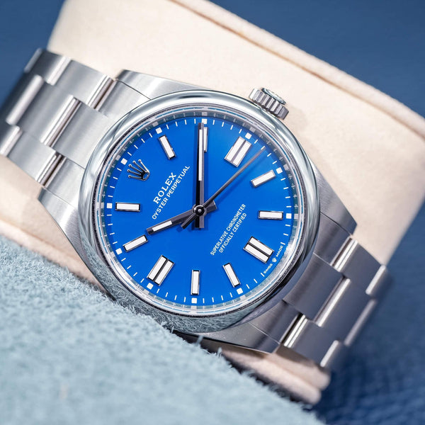 Rolex Oyster Perpetual 134300 Blue Dial 40mm Mint Box & Papers