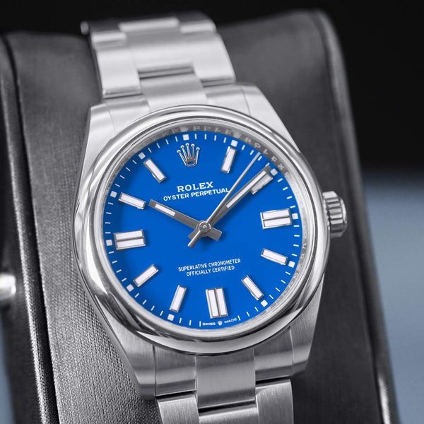 Rolex Oyster Perpetual 134300 Blue Dial 40mm Mint Box & Papers