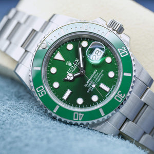 Rolex Submariner "Hulk" 116610LV Green Dial 40mm Box & Papers