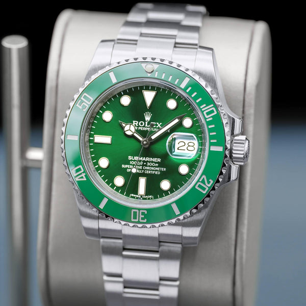 Rolex Submariner "Hulk" 116610LV Green Dial 40mm Box & Papers