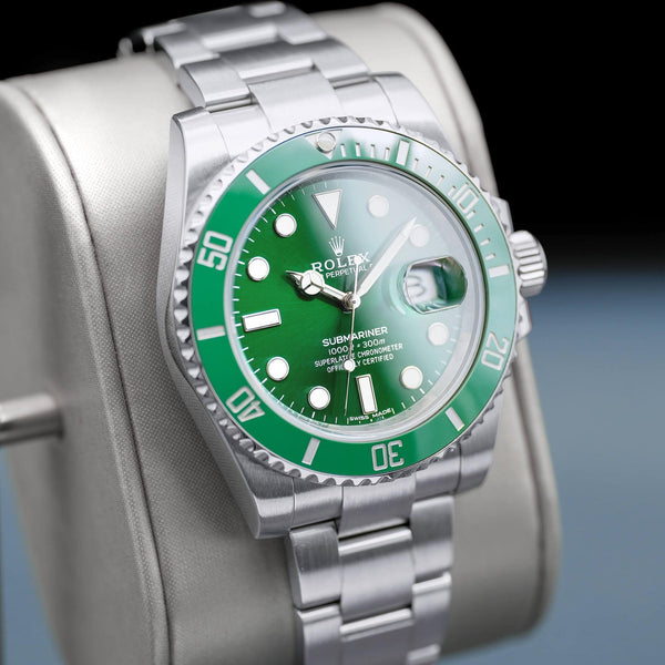 Rolex Submariner "Hulk" 116610LV Green Dial 40mm Box & Papers