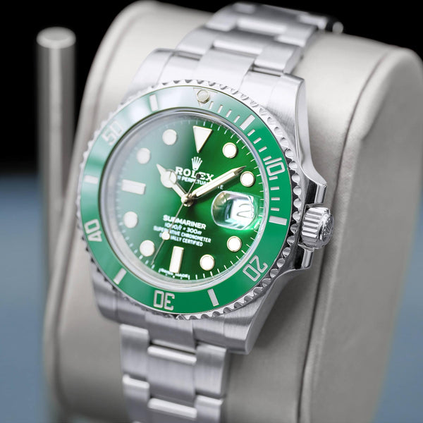 Rolex Submariner "Hulk" 116610LV Green Dial 40mm Box & Papers
