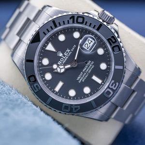 Rolex Yacht Master Titanium Black Dial 226627 42mm Box & Papers