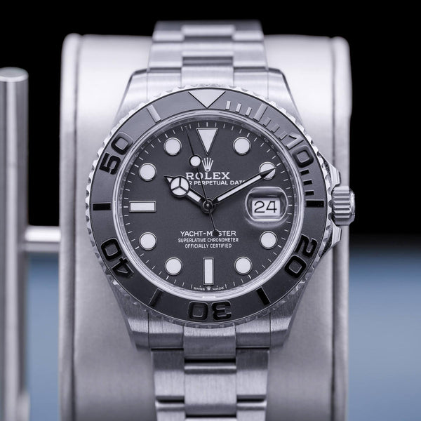 Rolex Yacht Master Titanium Black Dial 226627 42mm Box & Papers