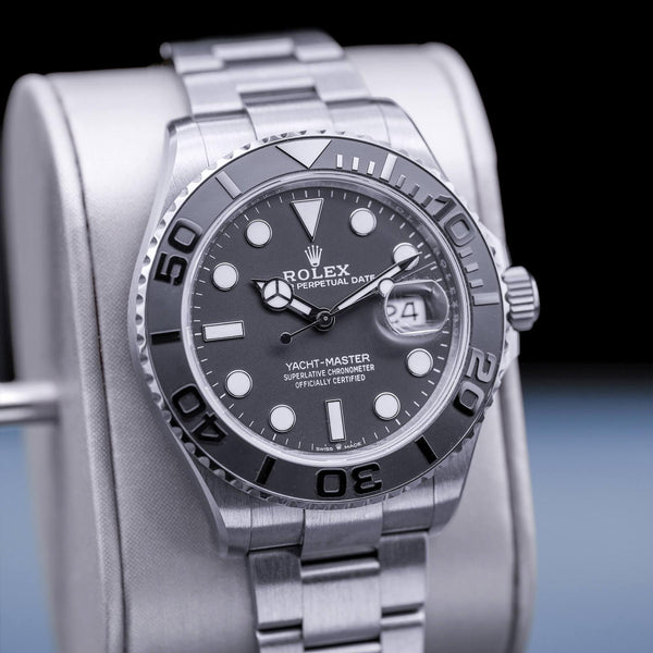 Rolex Yacht Master Titanium Black Dial 226627 42mm Box & Papers