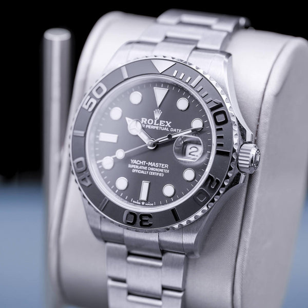 Rolex Yacht Master Titanium Black Dial 226627 42mm Box & Papers