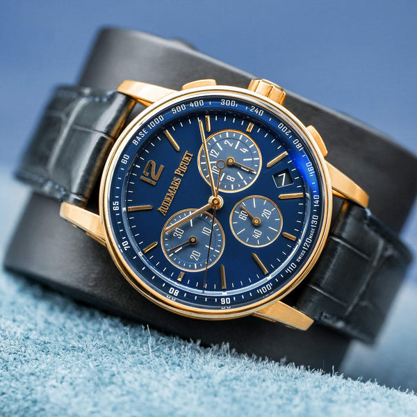 Audemars Piguet Code 11.59 Chronograph 26393OR Blue Dial 42mm 2020 Box & Papers