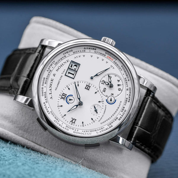 A. Lange & Sohne Lange 1 Timezone 116.039 Silver Dial 41.9mm 2016 Box & Papers