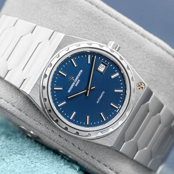 Vacheron Constantin Historiques 222 Blue Dial 37mm Box & Papers