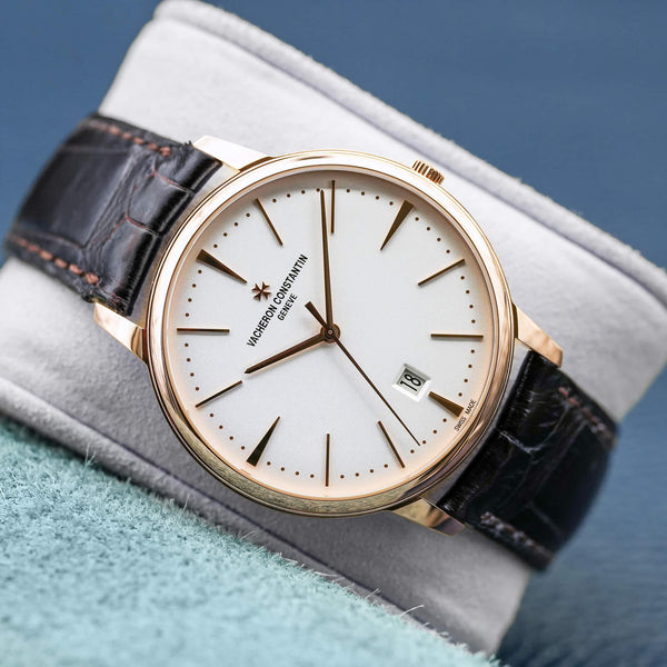 Front view of Vacheron Constantin Patrimony 85180 Silver Dial