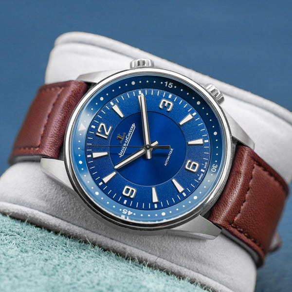 Front view of Jaeger-LeCoultre Polaris Q9008480 Blue Dial