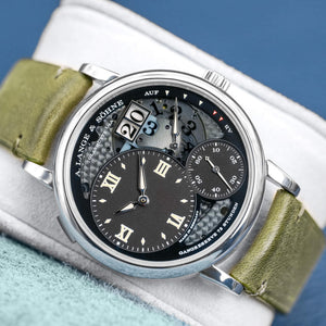 Front view of A. Lange & Sohne Grand Lange 1 Lumen Platinum 117.035
