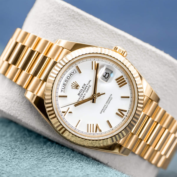 Rolex Day-Date 228238 White Dial 40mm 2025 Box & Papers