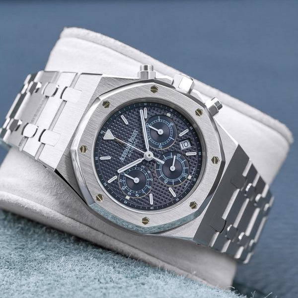 Audemars Piguet Royal Oak "Kasparov" 25860ST Blue Dial 39mm 2004 Box & Papers
