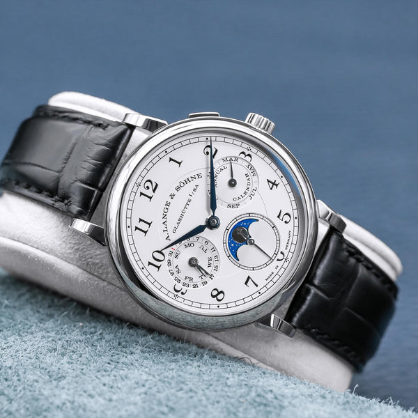 A. Lange & Sohne 1815 Annual Calendar 238.026 White Gold 40mm 2018 Box & Papers