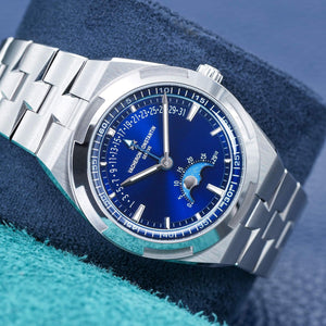 Vacheron Constantin Overseas Moonphase Retrograde 4000V Blue Dial 41mm Box